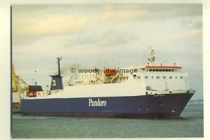 f12880 - Pandoro Ferry - Buffalo arriving Dublin - postcard