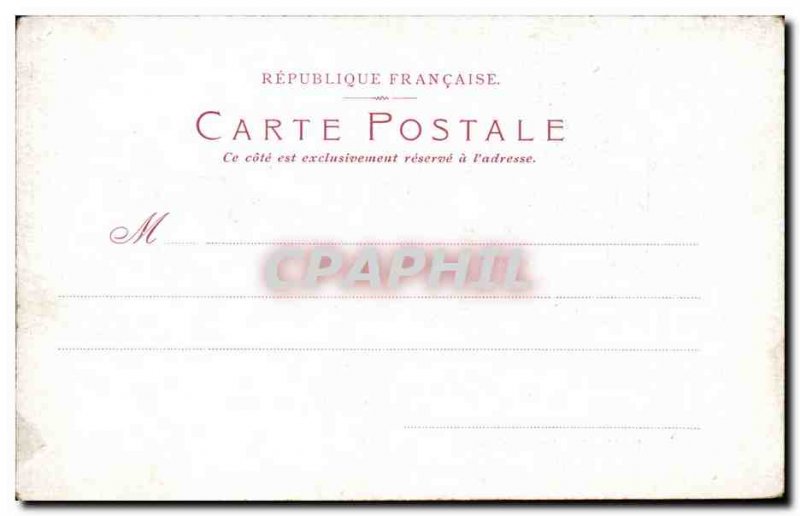 Old Postcard Paris Place Vendome