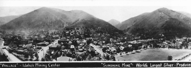 Wallace Idaho Mining Center~Sunshine Mine~World's Largest Silver~RPPC Real Photo