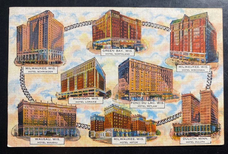 Mint Usa Picture Postcard PPC Schroeder Hotel Fireproof Wisconsin 