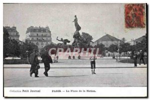 Old Postcard Paris Place de la Nation