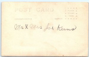 c1920s Cute Married Couple Man & Woman RPPC Real Photo Postcard Joe Kerns A122