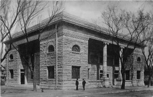First Baptist Church 1911 Manhattan Kansas RPPC Photo Postcard 20-10030