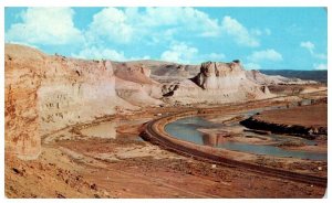 PANORAMA OF GREEN RIVER,WYOMING.VTG POSTCARD*B11 