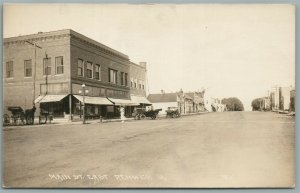 RENWICK IA MAIN STREET ANTIQUE REAL PHOTO POSTCARD RPPC