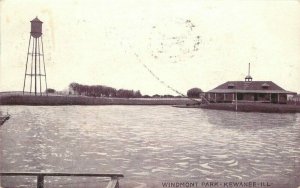 Kewanee Illinois Windmont Park 1908 Postcard 11564