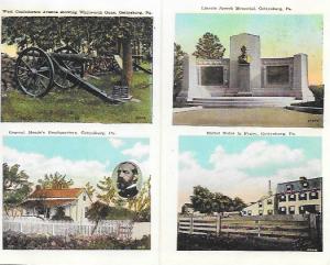 Gettysburg, Pennsylvania. Souvenir folder 22 pictures.