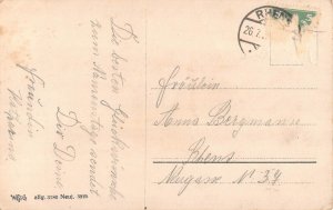 B047 Central Power Propaganda Name Day Boy Flags Roses Letter postcard