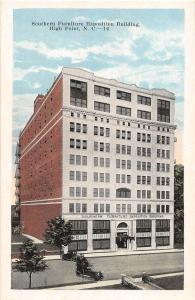 B13/ High Point North Carolina NC Postcard c'20 Southern Furniture Expo Building