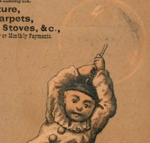 1880s-90s Edward A. Smith & Co. Circus Clowns Bubbles Lot Of 2 P217