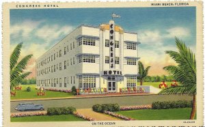 Congress Hotel on the beach Miami Beach Florida