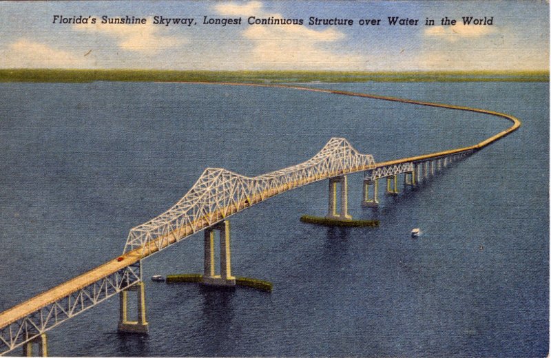 [ Linen ] US Florida St. Petersburg - Sunshine Skyway (1)