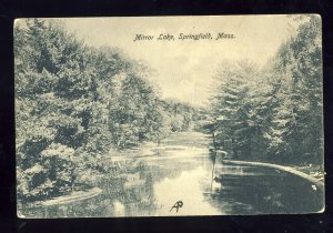 Springfield, Massachusetts/MA Postcard, Mirror Lake