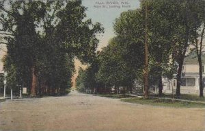 Wisconsin Fall River Main Street Looking North