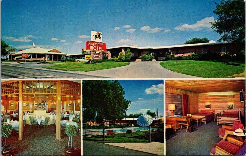 Pony Express Motel and Restaurant St. Joseph MO Postcard PC420