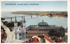 B28577 esztergom hungary primasi palota a bazilikaval