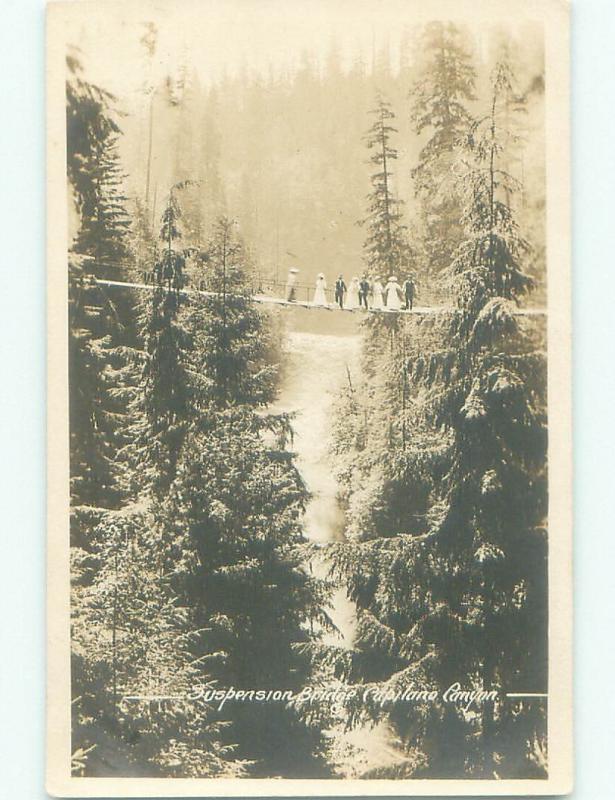 old rppc NICE VIEW Capilano - North Vancouver British Columbia BC W0891