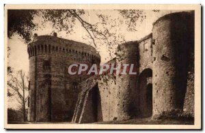 Postcard Old Dinan Chateau de la Duchesse Anne and the False Door