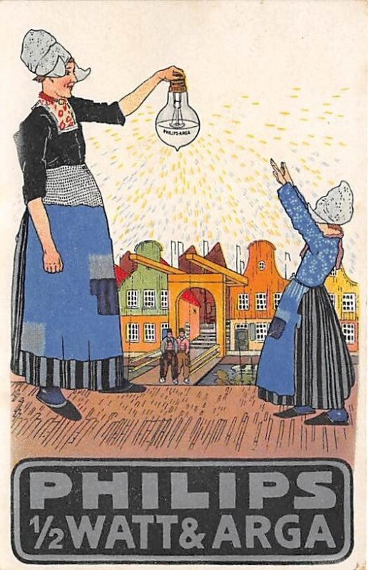 Philips 1/2 Watt & Arga Advertising 1921 