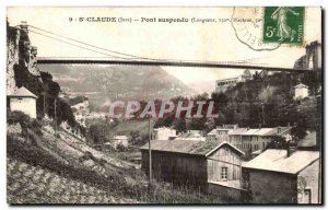 Saint Claude - Suspension Bridge - Old Postcard