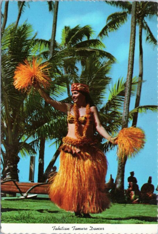 Tahitian Tamure Dancer at Waikiki - Kodak Hula Show