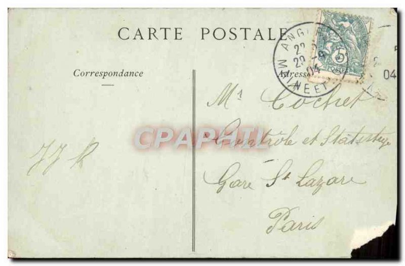 Old Postcard Angers Adam Le Logis