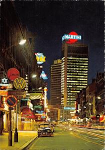 BG35525 bruxelles vue du nuit sur le centre international rogier belgium