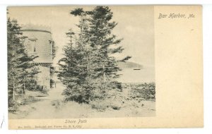 ME - Bar Harbor. Shore Path Scene ca 1905