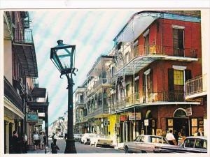 Louisiana New Orleans Lace Balconies On St Peter Street In The French Quarter