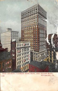 View Showing Farmers Bank Bldg. and Oliver Bldg. Pittsburgh, Pennsylvania PA s 