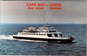 Postcard BOAT SCENE Cape May New Jersey NJ AO4127