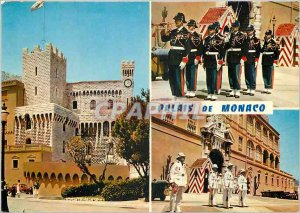 Postcard Modern REFLECTIONS OF THE RIVIERA PALACE OF MONACO Army