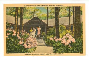 NC - Nantahala National Forest. Cliffside, Bath House & Concession Building