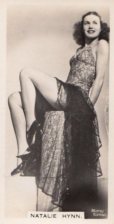 Natalie Hynn Hollywood Actress Rare Real Photo Cigarette Card