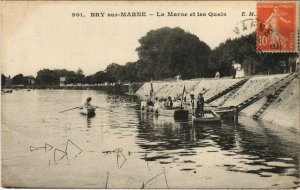 CPA BRY-sur-MARNE - La Marne et les quasis (145583)