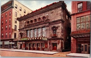 Illinois Theatre, Stratford Hotel Chicago IL Vintage Postcard V36