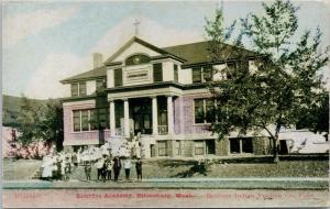 Lourdes Academy Ellensburg WA Washington Benham Indian Trading Co. Postcard E40 