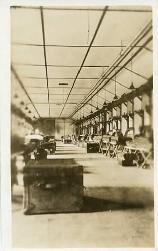 NY - West Point, Sleeping Halls, Ervin's Barracks Interior **RPPC**