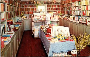 Vtg Smithville New Jersey NJ Bookshop Interior View Unused Postcard