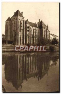 Old Postcard L & # 39Abbaye Saint PIerre De Solesmes North East View