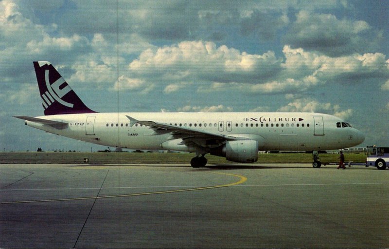 Airplanes Excalibur Airbus A320-212 Orly Airport Paris France