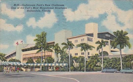 Florida Hallandale The New Clubhouse Gulfstream Park Horse Racing 1956