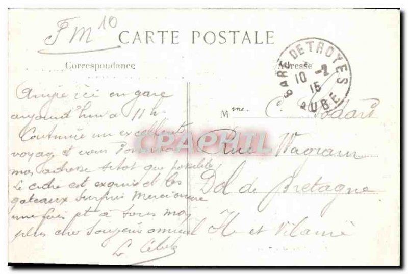 Old Postcard Troyes Cathedrale Saint Pierre