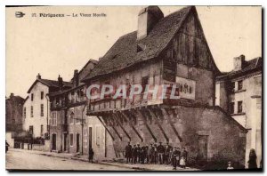 Old Postcard Perigueux Le Vieux Moulin Michelin Advertisement