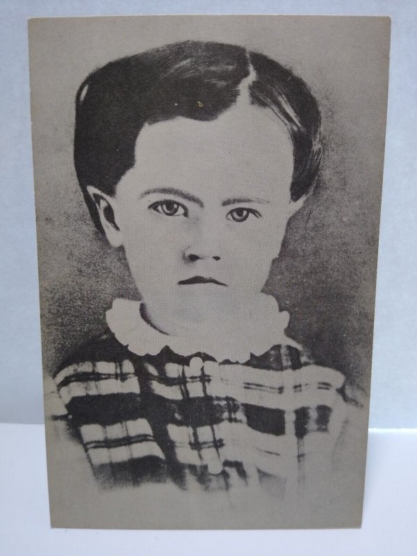 Thomas Edison As A Child Postcard Vintage Marion Press Unused Victorian Clothes 