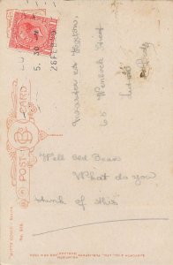 Drawn children caricature postcard teddy bear poem