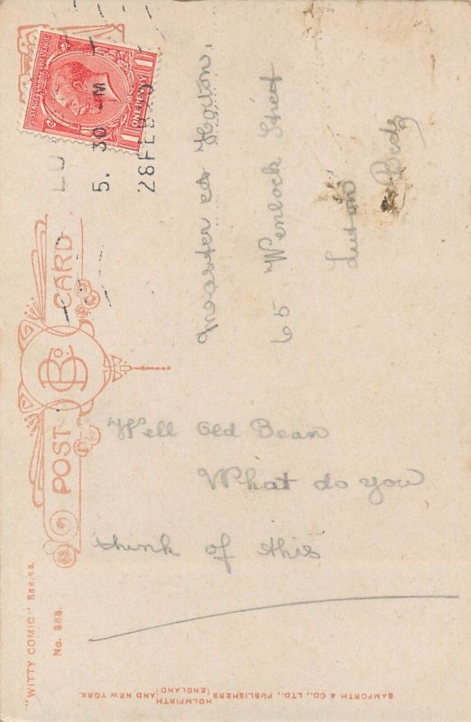 Drawn children caricature postcard teddy bear poem