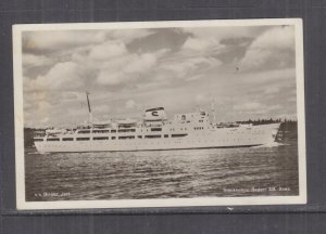 SWEDEN, ANEDIN LINE,  SS BIRGER JAHL , c1955 ppc., unused.