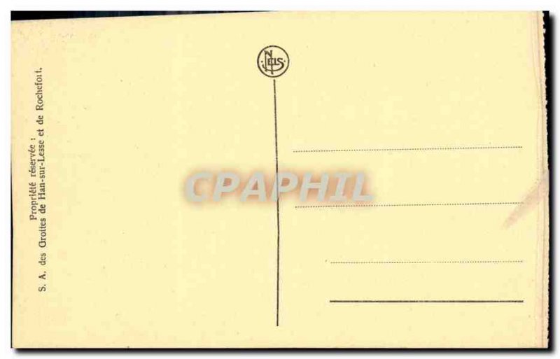 Old Postcard Han Caves La Salle beetles Insects