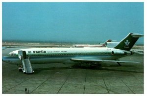 Saudia Boeing 727 2H3 Airplane Postcard